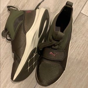 Puma green ignite shoes
